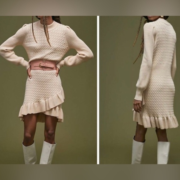 SOLD ✨✨✨NWT Sweater dress from Anthropology, 2X - Picture 2 of 5